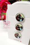 Custom Lapel Pin Personalized 1", Religious Pin, photo pin, QR code pin.