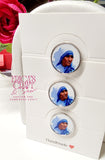 Custom Lapel Pin Personalized 1", Religious Pin, photo pin, QR code pin.