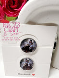 Custom Lapel Pin Personalized 1", Religious Pin, photo pin, QR code pin.