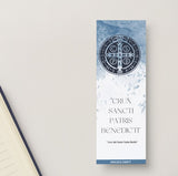 ST. BENEDICT LATIN BOOKMARK
