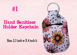 Waterproof Neoprene Hand Sanitizer Holder Keychain, Custom Sanitizer Holder, Inhaler Pouch, Funny Sanitizer Holder