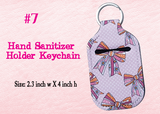Waterproof Neoprene Hand Sanitizer Holder Keychain, Custom Sanitizer Holder, Inhaler Pouch, Funny Sanitizer Holder