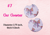 Car Coaster, Cute Cup Holder Coasters for Your Car with Fingertip Grip, Auto Accessories for Women & Men,Pack of 2