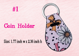 Aldi Coin Quarter Holder for Keychain, Keychain Gift, Keychain Accessories, AirTag Holder Keyring