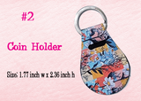 Aldi Coin Quarter Holder for Keychain, Keychain Gift, Keychain Accessories, AirTag Holder Keyring