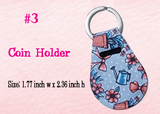 Aldi Coin Quarter Holder for Keychain, Keychain Gift, Keychain Accessories, AirTag Holder Keyring