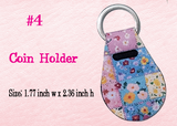 Aldi Coin Quarter Holder for Keychain, Keychain Gift, Keychain Accessories, AirTag Holder Keyring