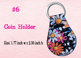 Aldi Coin Quarter Holder for Keychain, Keychain Gift, Keychain Accessories, AirTag Holder Keyring