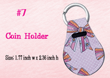 Aldi Coin Quarter Holder for Keychain, Keychain Gift, Keychain Accessories, AirTag Holder Keyring