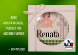 Persanalized Sublimation 30 pc 4'' x 4'' sublimation cardstock
