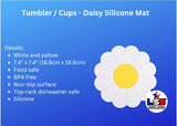 Tumbler / Cups - Daisy Silicone Mat