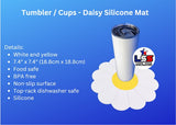 Tumbler / Cups - Daisy Silicone Mat