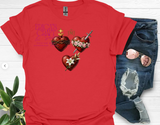 Playera Sagrados corazones de Jesús, María y José
