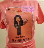 Loteria teacher tshirt