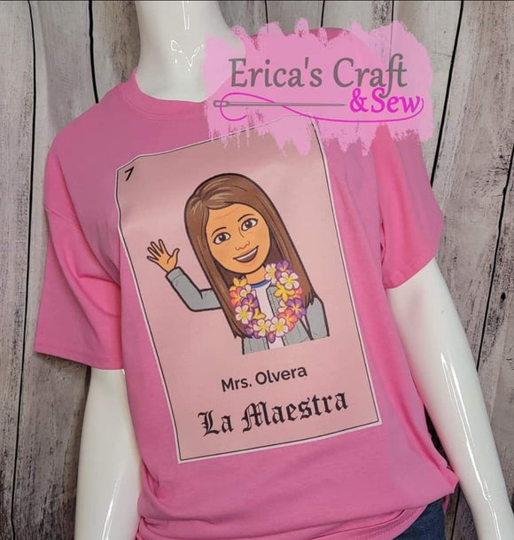 Loteria teacher tshirt