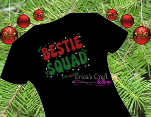 Bestie Squad black tshirt