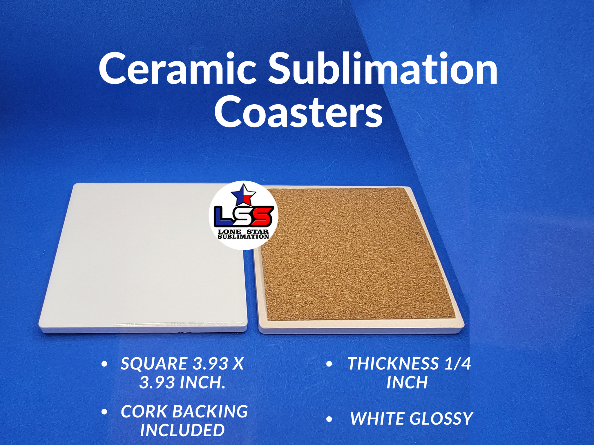 Absorbent Anti-Slip Cork Bottom Sublimation Printing Pot Mats Ceramic  Coasters - China Coaster and Ceramic Coasters price
