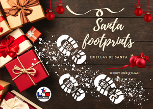 Santa Footprints - PNG - Digital file - Huellas de Santa