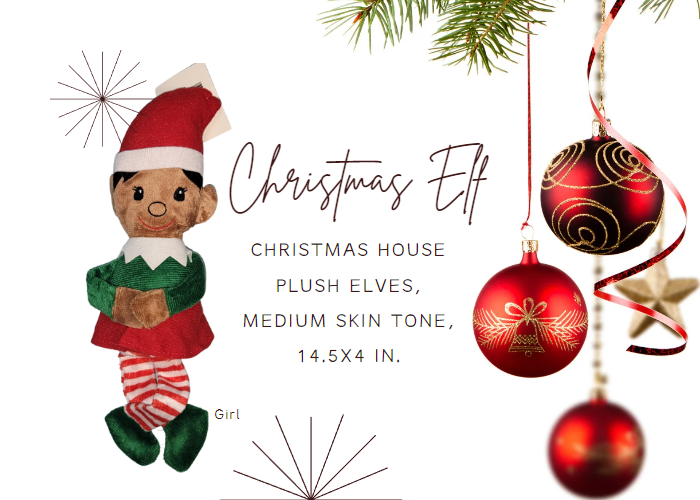 Christmas house best sale plush elves