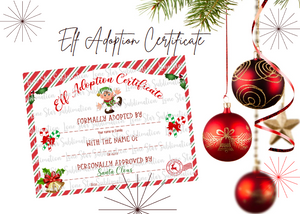 Elf Adoption Certificate