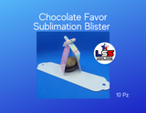 Chocolate favor blister- Sublimation cardstock - 10pz