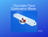 Chocolate favor blister- Sublimation cardstock - 10pz