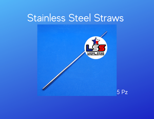 Stainless Steel Straws - 20 oz Tumbler - Metal Straw - 5 pz